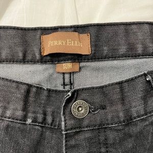 Perry Ellis Men’s Black Denim 40x32